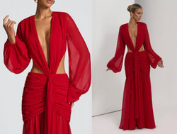 Andrina Maxi Dress - Red