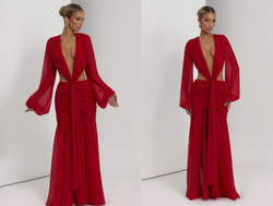 Andrina Maxi Dress - Red